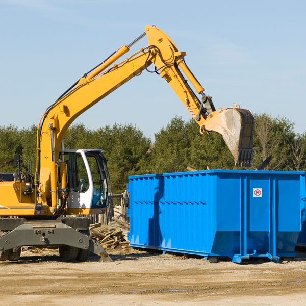 what size residential dumpster rentals are available in North Kansas City Missouri